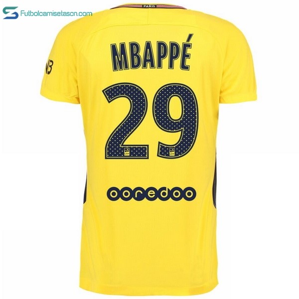 Camiseta Paris Saint Germain 2ª Mbappe 2017/18